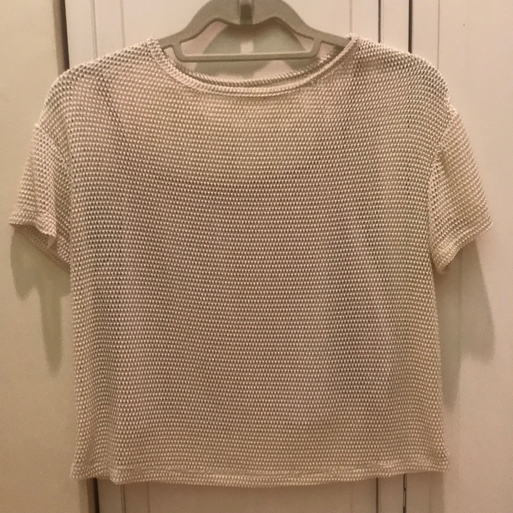 Elodie mesh shimmer tee